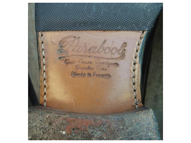 Décolleté derby Paraboot in pelle nera 36 Nero - vista 9
