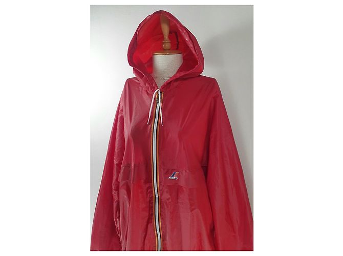 K-Way Red Rain Jacket Polyamide - view 2