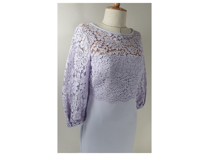 Vestido Ralph Lauren Morado de Algodón Púrpura - vista 2