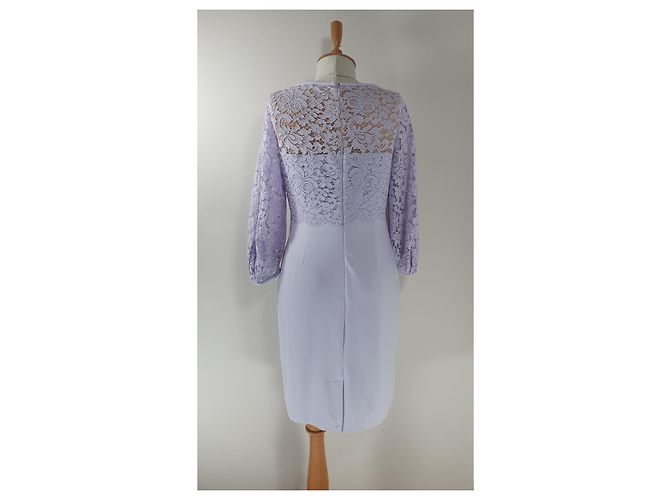 Vestido Ralph Lauren Morado de Algodón Púrpura - vista 4