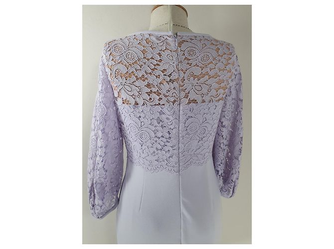 Vestido Ralph Lauren Morado de Algodón Púrpura - vista 5