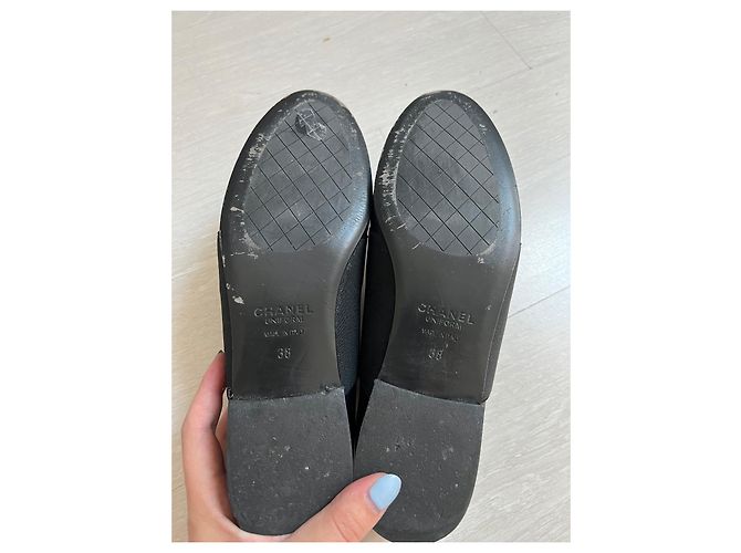 Cambon Chanel Schnürschuhe Schwarz - Ansicht 6