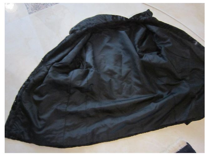 Autre Marque SWAKARA Jacke aus schwarzem persischem Schafsfell - Ansicht 5