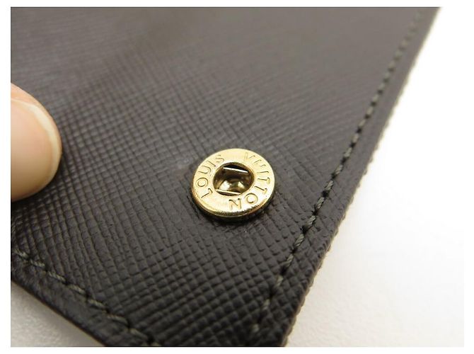 CARTERA LOUIS VUITTON MONOGRAM LONA MINI LINO M92440 MONEDA DE LA BILLETERA Caqui - vista 4