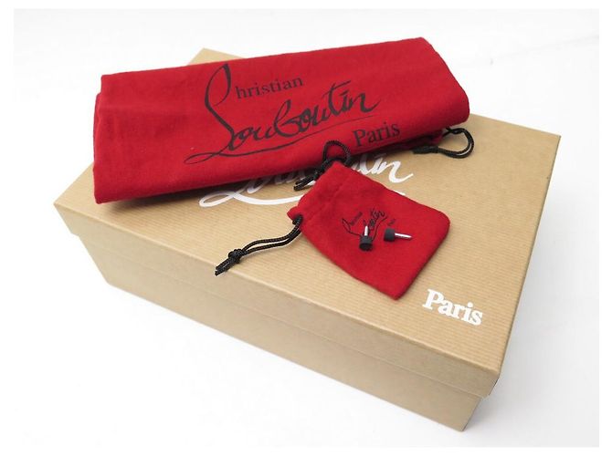 CHRISTIAN LOUBOUTIN SHOES DECOLLET PUMPS 37 PYTHON BOX SHOES - view 10