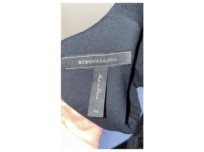 Schwarzes Kleid aus Polyester von Bcbg Max Azria - Ansicht 4