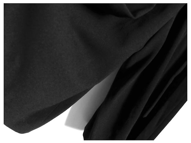 YVES SAINT LAURENT 2011 Macacão preto de perna larga - vista 4