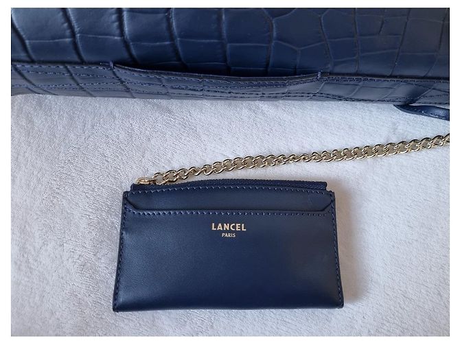 Bolsa Bucket Le Huit Lancel Marinho Grande - vista 8