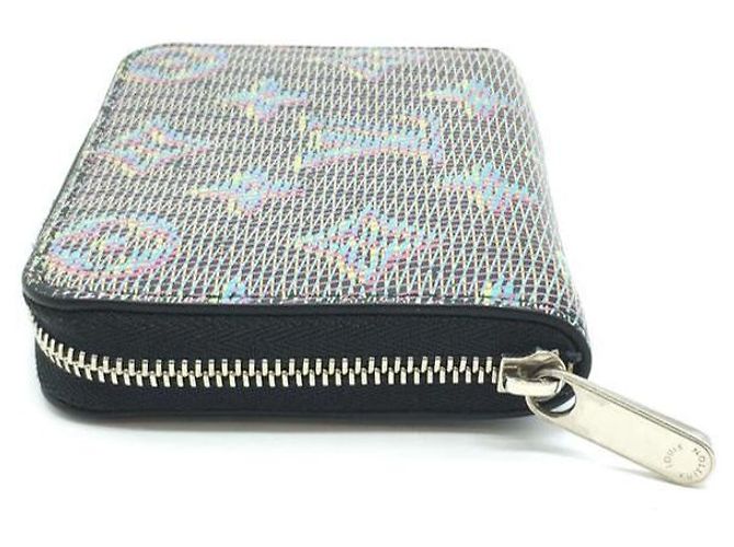 Louis Vuitton Pop Blue Limited Monogram Square Zip Around Card Wallet - vista 7