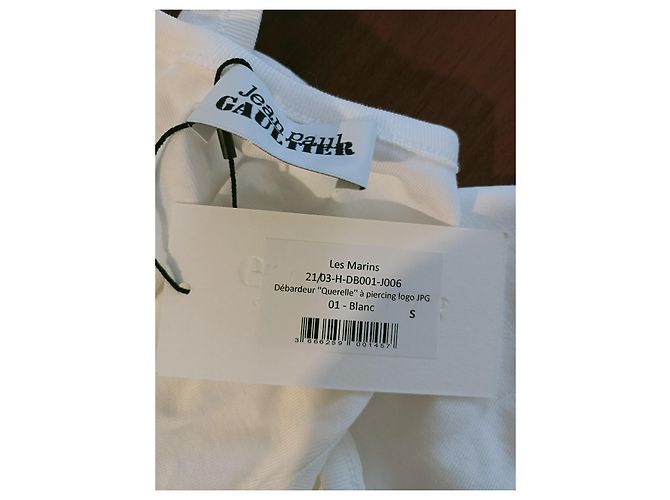 Jean Paul Gaultier Sailor collection tank top White - view 4