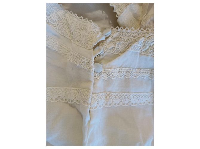 Vestido largo Sandro beige de algodón - vista 10
