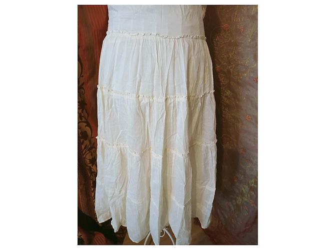 Abito lungo Comptoir des Cotonniers Beige - vista 3