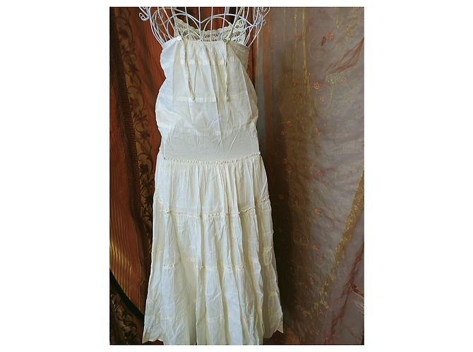 Abito lungo Comptoir des Cotonniers Beige - vista 4