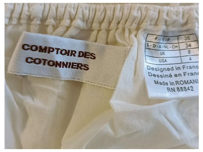 Abito lungo Comptoir des Cotonniers Beige - vista 9