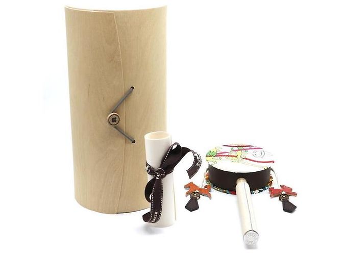 Giocattolo Tamburo Petit H Hermès in legno Multicolore - vista 2