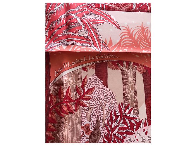 Hermès Hermes Square 90  Handlung 3 Bühne 1 Rot - Ansicht 4
