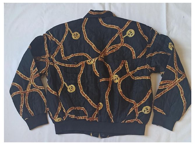 Autre Marque Chamarra bomber de seda estampada Multicolor - vista 2
