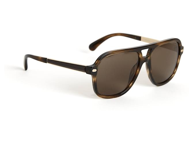 Chanel Lentes de sol Caqui - vista 2