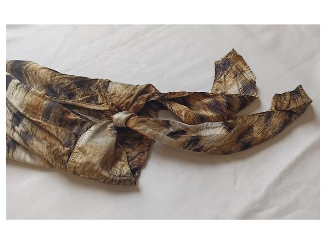 Camicia Just Cavalli Animalier Marrone Beige - vista 4