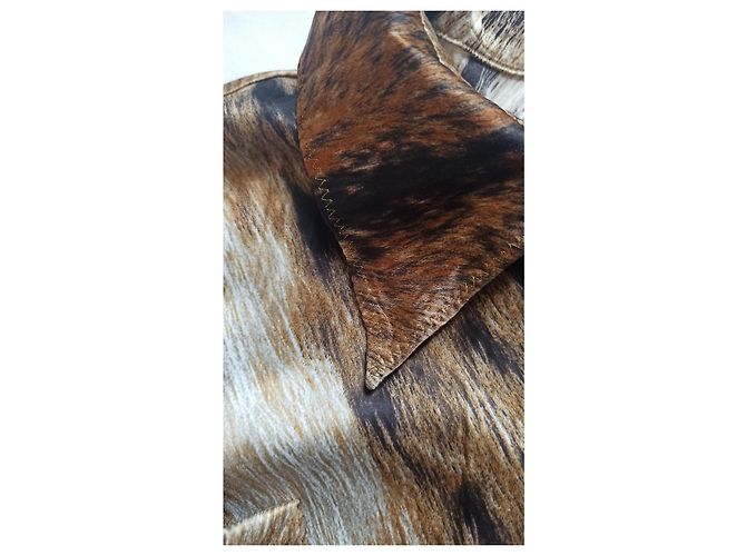 Camicia Just Cavalli Animalier Marrone Beige - vista 5