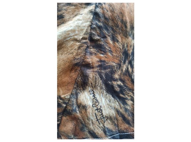 Camicia Just Cavalli Animalier Marrone Beige - vista 8