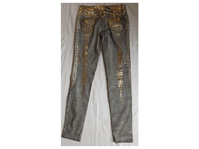 Pantalones vaqueros estampados Just Cavalli Gris - vista 2