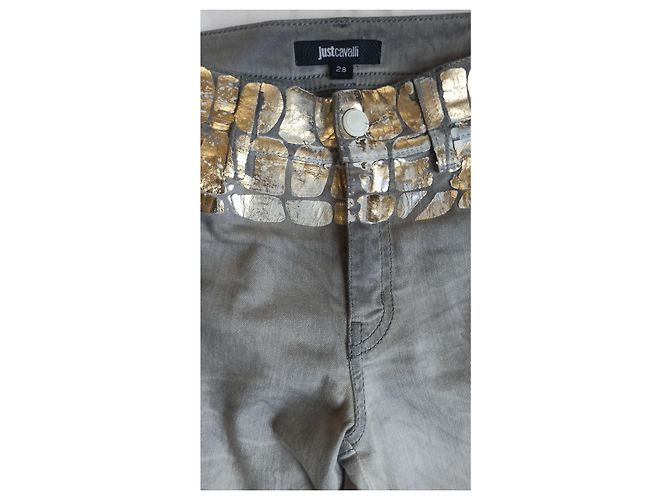 Pantalones vaqueros estampados Just Cavalli Gris - vista 5