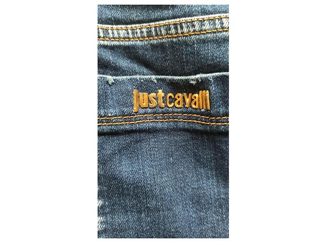 Jeans Just Cavalli Corte Recto Elásticos Azul - vista 3