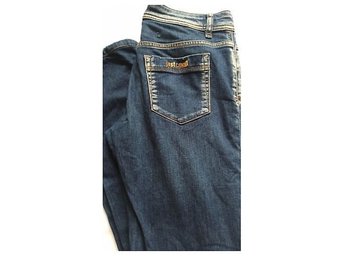 Jeans Just Cavalli Corte Recto Elásticos Azul - vista 4
