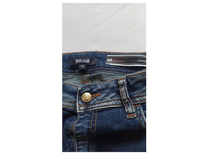 Jeans Just Cavalli Corte Recto Elásticos Azul - vista 6
