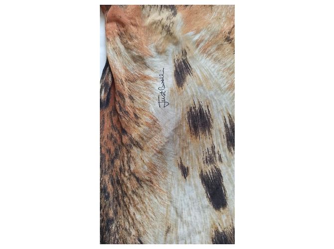 Top Just Cavalli con Estampado Animal y Mangas Hinchadas Multicolor - vista 3