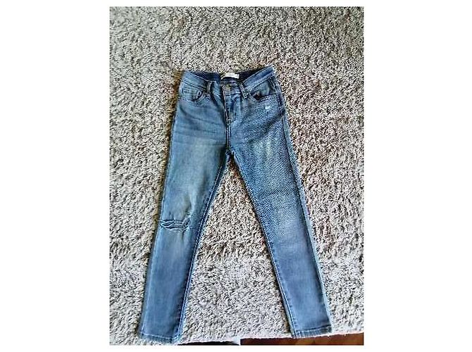 Levi's Skinny Jeans Blau Baumwolle Mädchen 8 Jahre - Ansicht 3