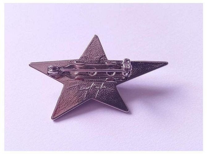 Spilla Thierry Mugler in acciaio argentato Argento - vista 2