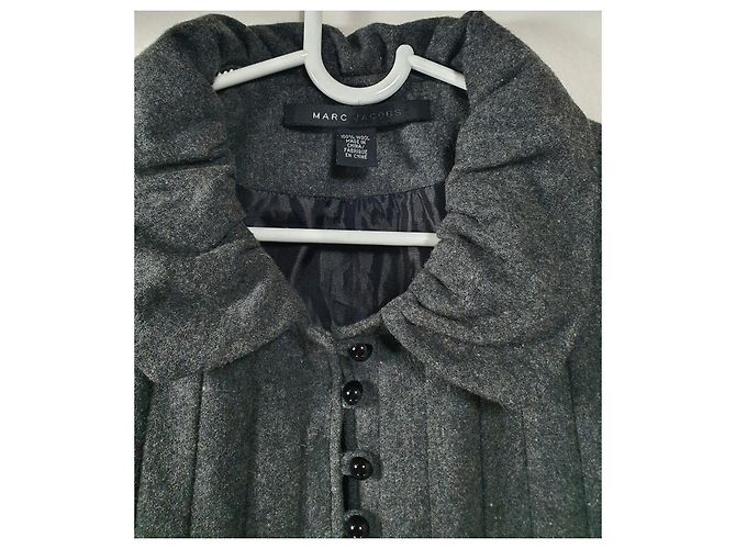 Marc Jacobs Wollkleid Grau - Ansicht 4