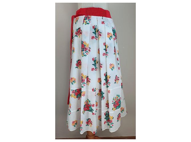 Falda de algodón con flores 120% LINO Multicolor - vista 5