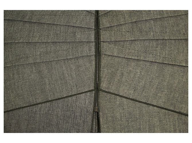 Roland Mouret Grigio Nero Denim Cerniera frontale Minigonna Lunghezza Jeans Fr 40, IT 44 - vista 4