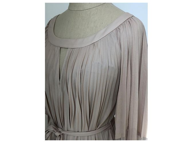 Bcbg Max Azria Cocktail Minikleid beige aus Chiffon - Ansicht 5