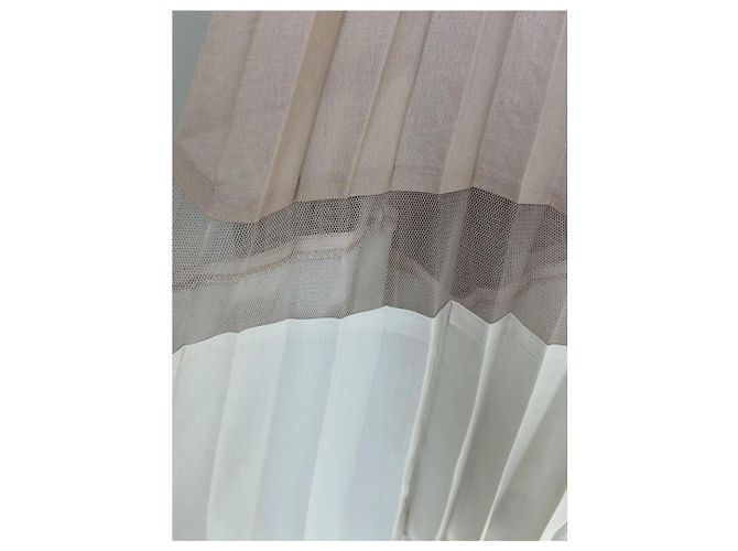 Bcbg Max Azria Cocktail Minikleid beige aus Chiffon - Ansicht 6