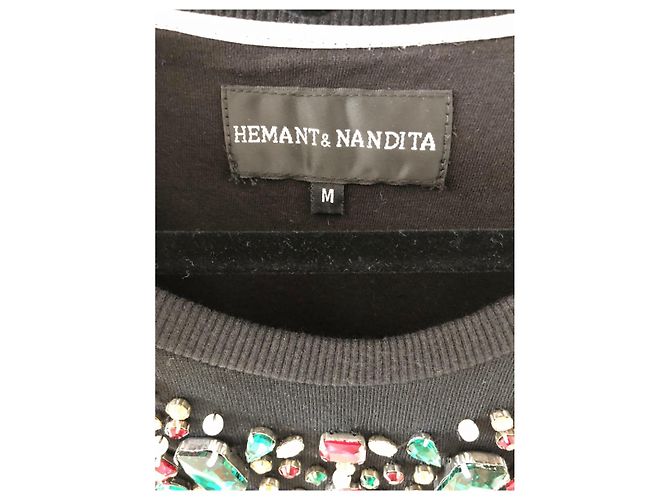 Autre Marque Mini abito Hemant e Nandita Nero - vista 3
