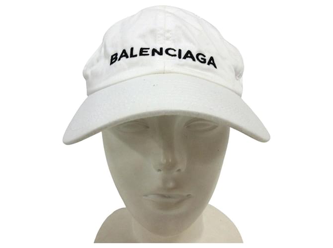 Balenciaga Hat White Cotton ref.545614 - Joli Closet