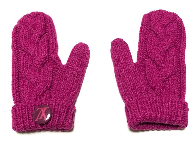 Guanti Louis Vuitton Fuschia - vista 2