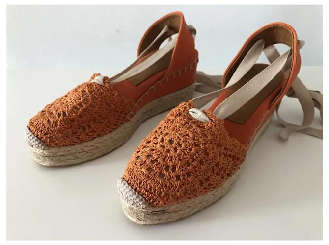 Zeppa espadrillas Ralph Lauren Arancione - vista 2