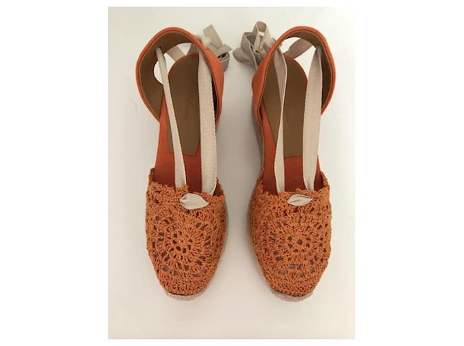 Zeppa espadrillas Ralph Lauren Arancione - vista 5