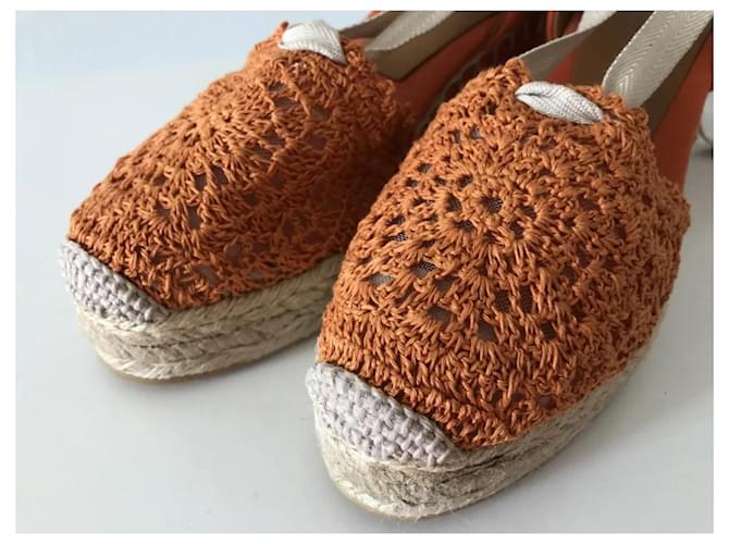 Zeppa espadrillas Ralph Lauren Arancione - vista 8