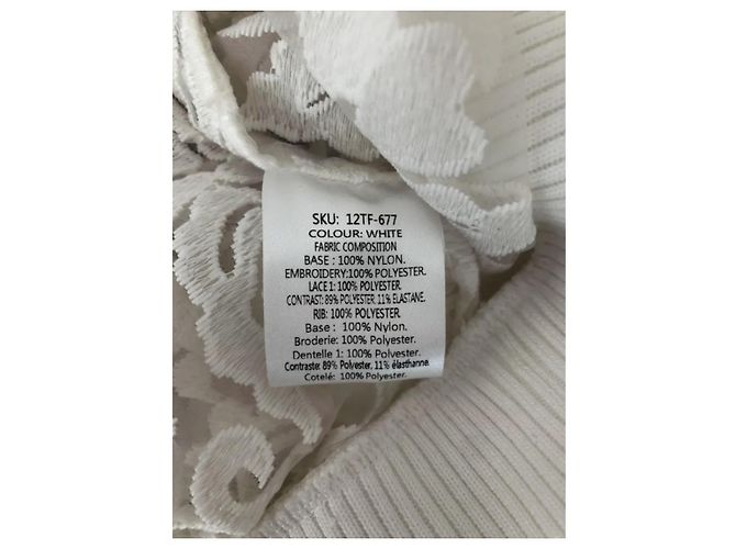 Three Floors Fashion Abstraktes Dreistufiges Sweatshirt Weiß - Ansicht 6