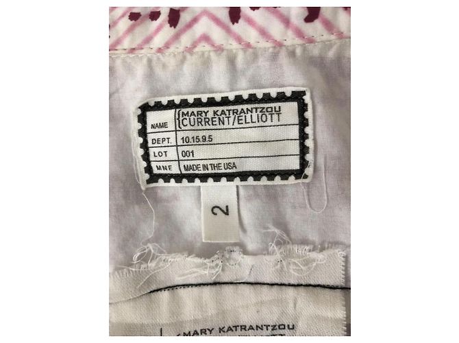 Camicetta senza maniche Current Elliott Mary Katrantzou The Acrobat Pink Keys Multicolore - vista 3