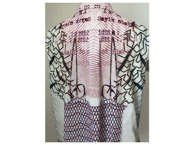 Camicetta senza maniche Current Elliott Mary Katrantzou The Acrobat Pink Keys Multicolore - vista 7