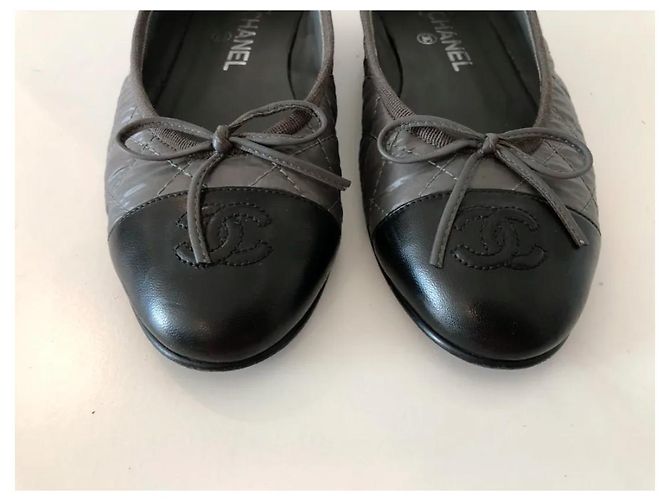 Chanel Ballerine classiche Grigio - vista 3