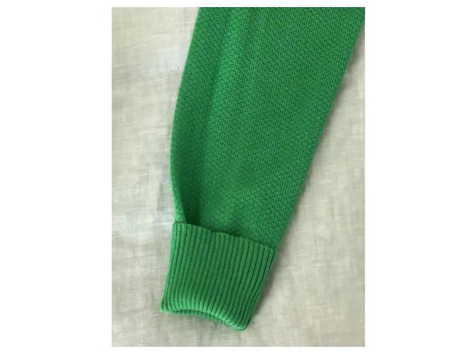 Autre Marque Cardigã Swash London com inserção de seda verde - vista 7
