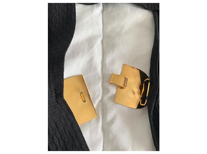Chloé Black Jacket with Gold Hardware - view 17
